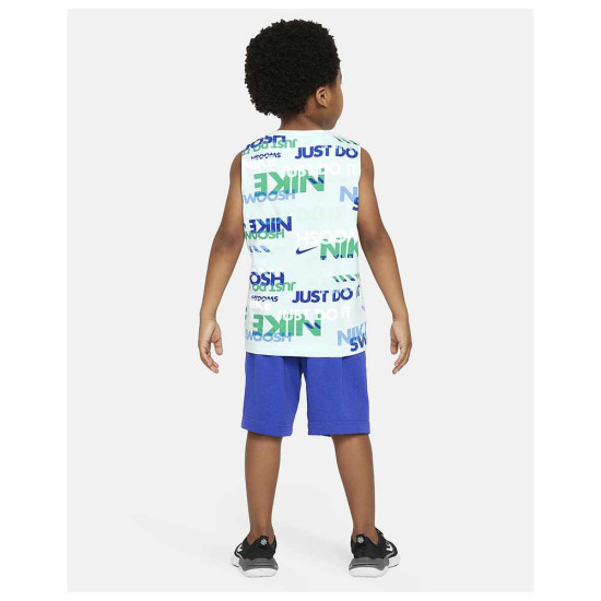 Nike Παιδικό σετ Sportswear Allover Print T-Shirt & Shorts Set